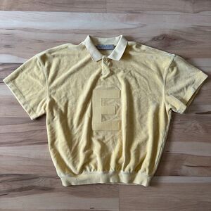 Fear of God Essentials Unisex Kids 10 Short-Sleeve Velour Polo Light Tuscan NWOT